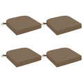 vidaXL Poduszki siedzeniowe 4-częściowe SOEST 4 pcs 100% poliester