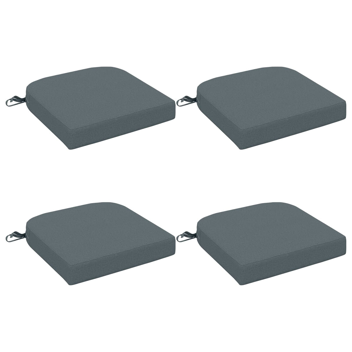 vidaXL Poduszki siedzeniowe 4-częściowe SOEST 4 pcs 100% poliester