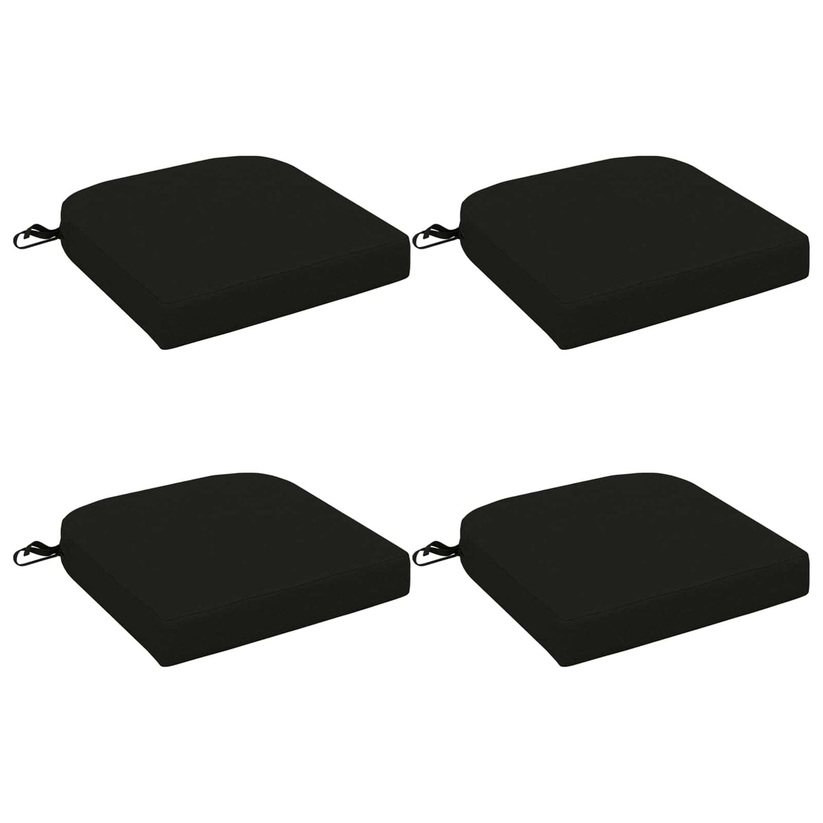 vidaXL Poduszki siedzeniowe 4-częściowe SOEST 4 pcs 100% poliester