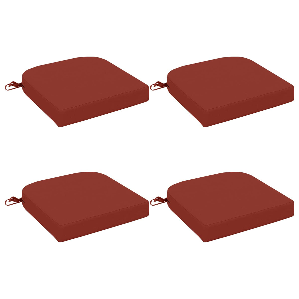 vidaXL Poduszki siedzeniowe 4-częściowe SOEST 4 pcs 100% poliester