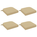vidaXL Poduszki siedzeniowe 4-częściowe SOEST 4 pcs 100% poliester
