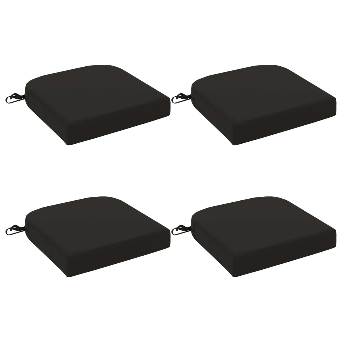 vidaXL Poduszki siedzeniowe 4-częściowe SOEST 4 pcs 100% poliester