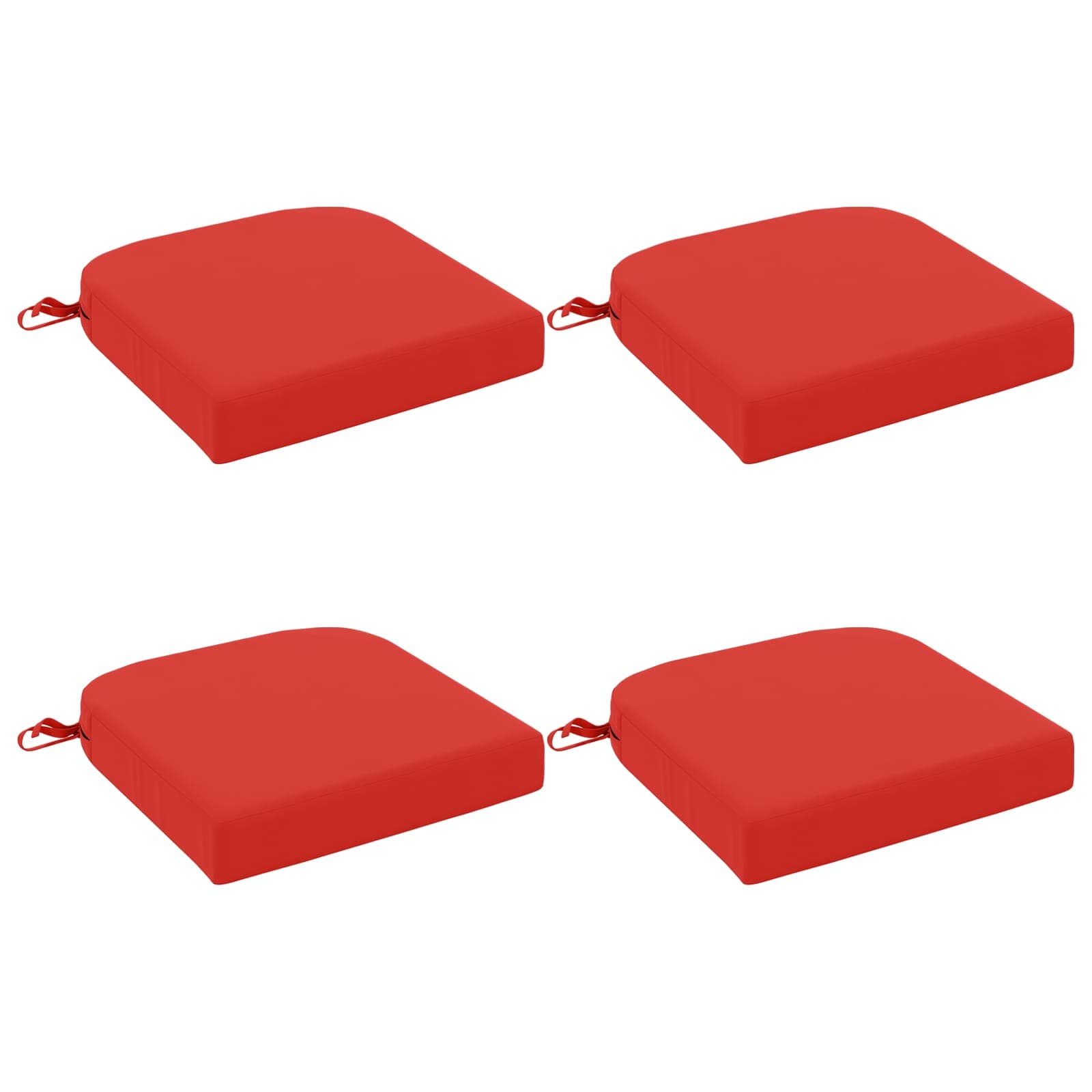 vidaXL Poduszki siedzeniowe 4-częściowe SOEST 4 pcs 100% poliester