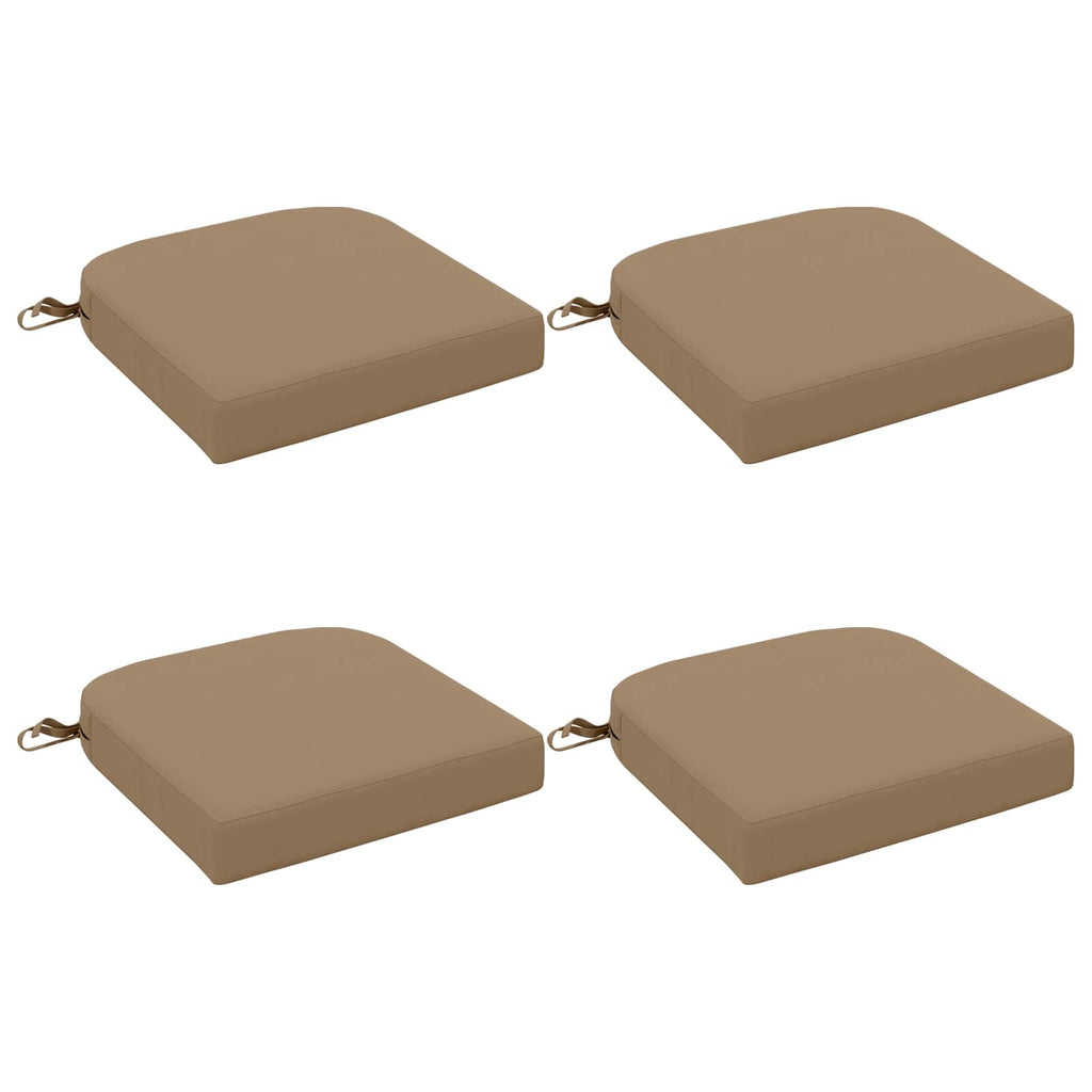 vidaXL Poduszki siedzeniowe 4-częściowe SOEST 4 pcs 100% poliester