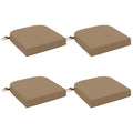 vidaXL Poduszki siedzeniowe 4-częściowe SOEST 4 pcs 100% poliester