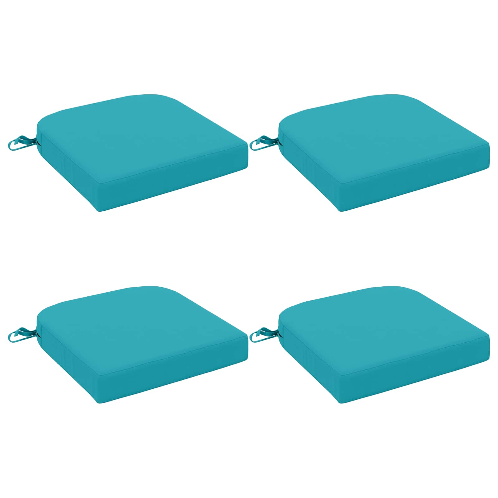 vidaXL Poduszki siedzeniowe 4-częściowe SOEST 4 pcs 100% poliester