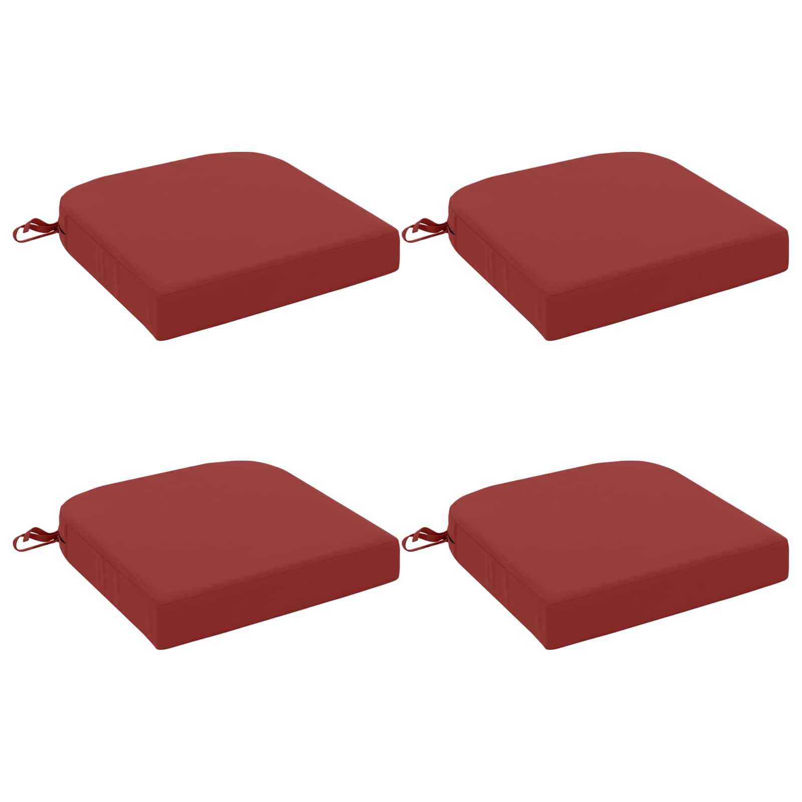 vidaXL Poduszki siedzeniowe 4-częściowe SOEST 4 pcs 100% poliester
