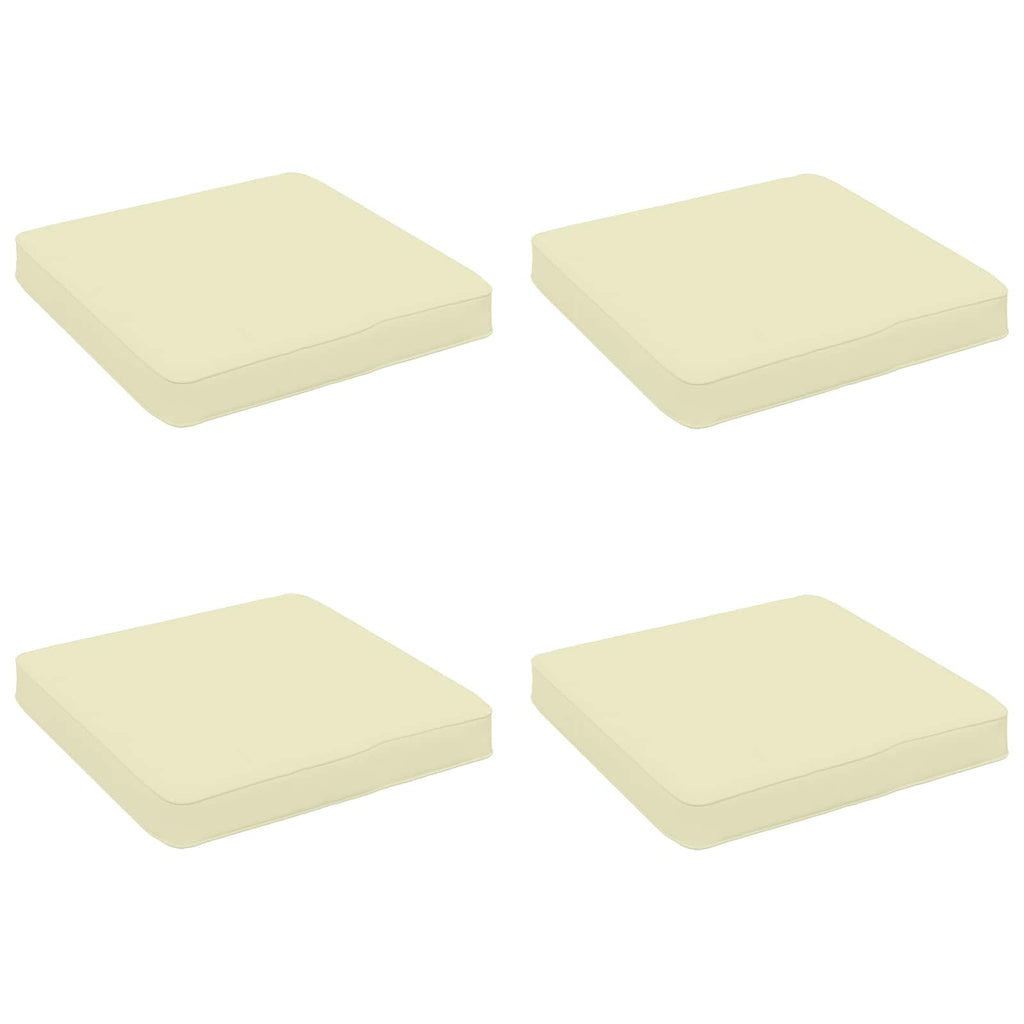 vidaXL Poduszki siedzące 4-częściowe VUGHT 4 pcs 100% poliester