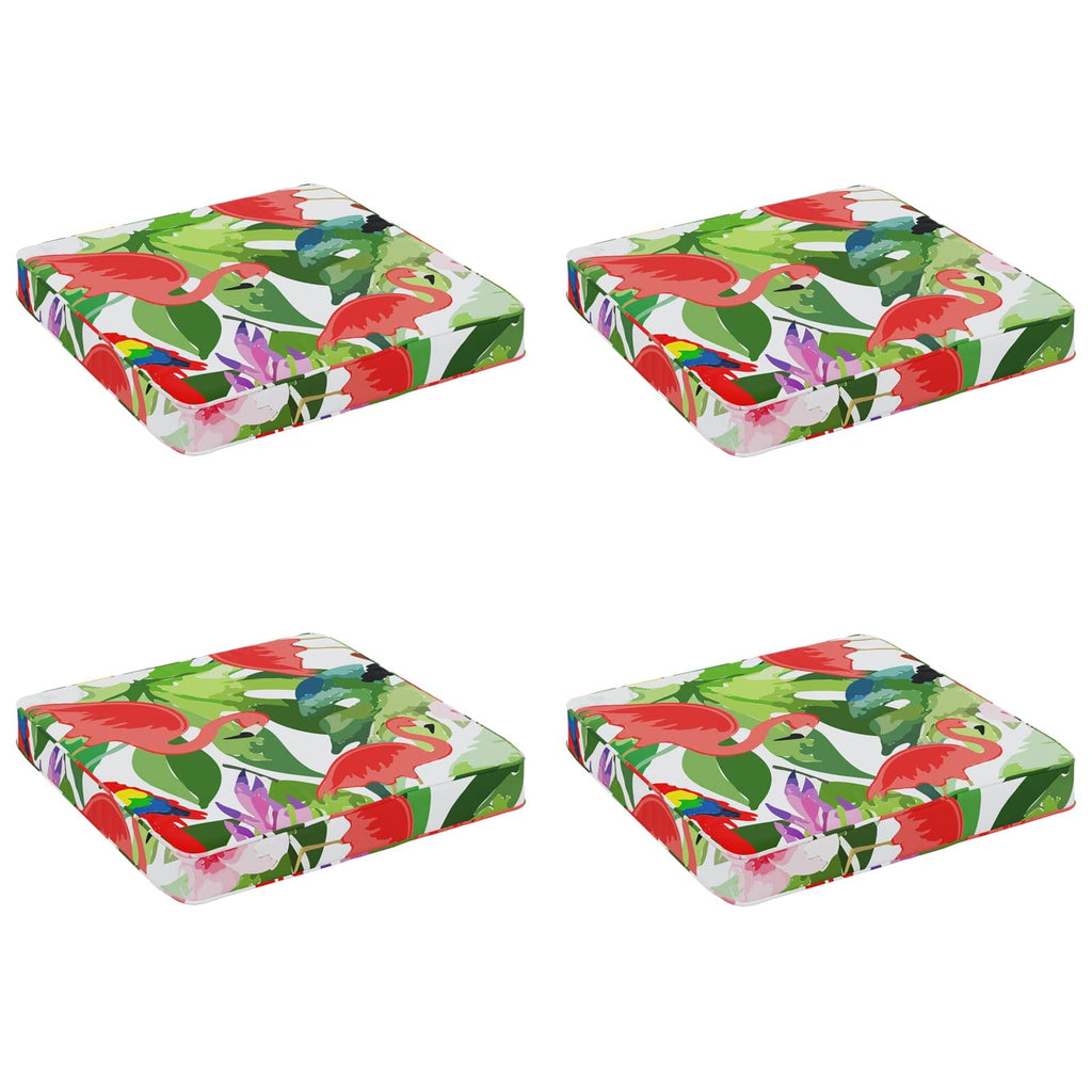 vidaXL Poduszki siedzące 4-częściowe VUGHT 4 pcs 100% poliester