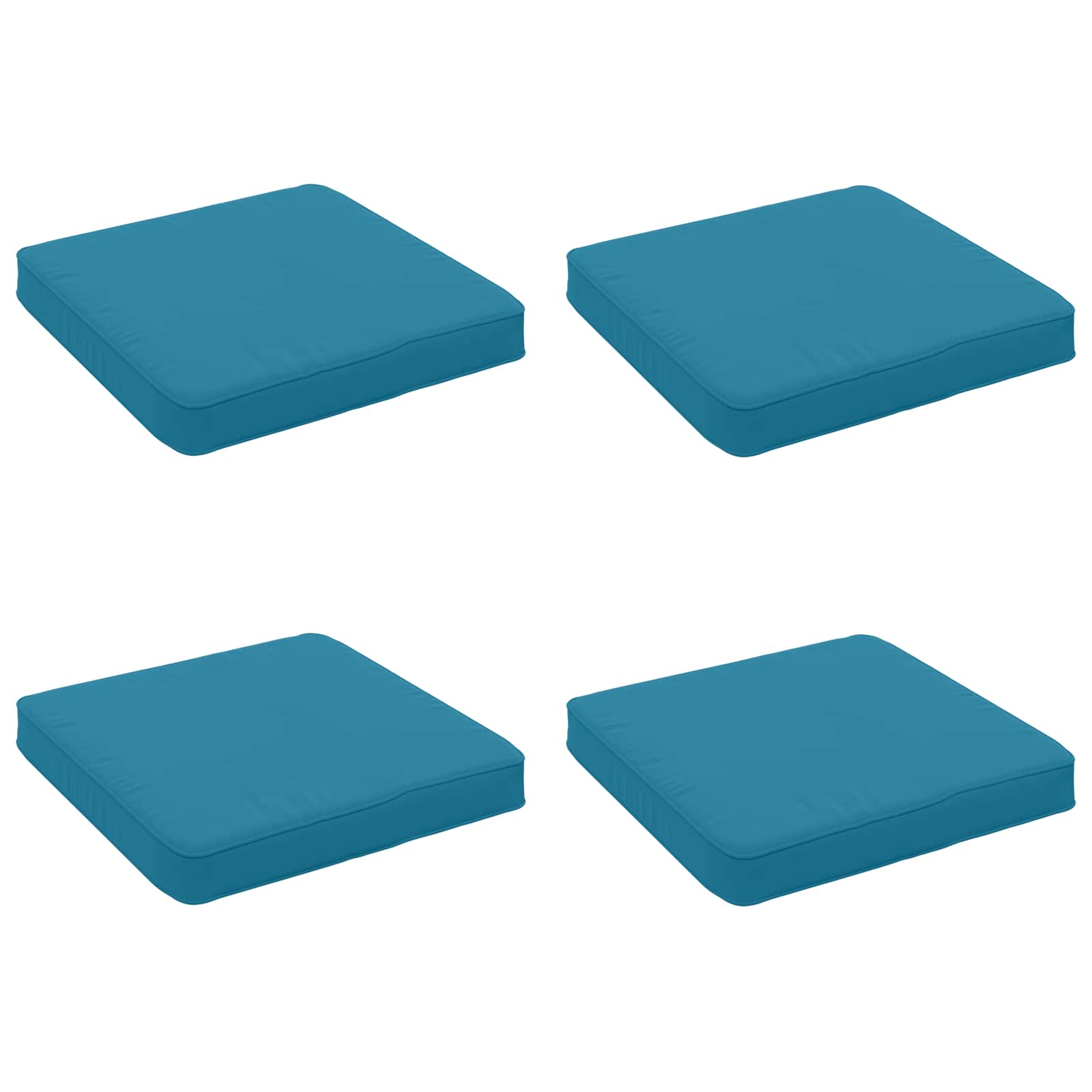 vidaXL Poduszki siedzące 4-częściowe VUGHT 4 pcs 100% poliester