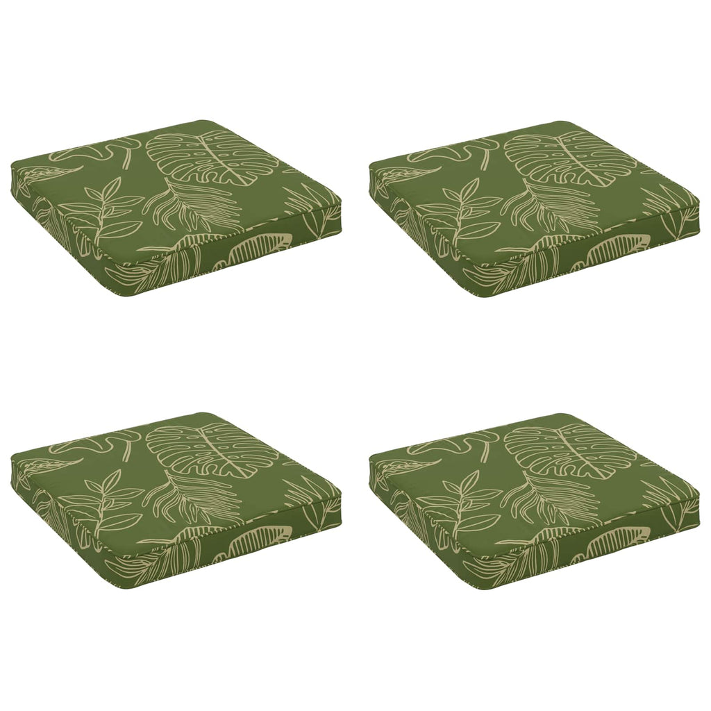 vidaXL Poduszki siedzące 4-częściowe VUGHT 4 pcs 100% poliester