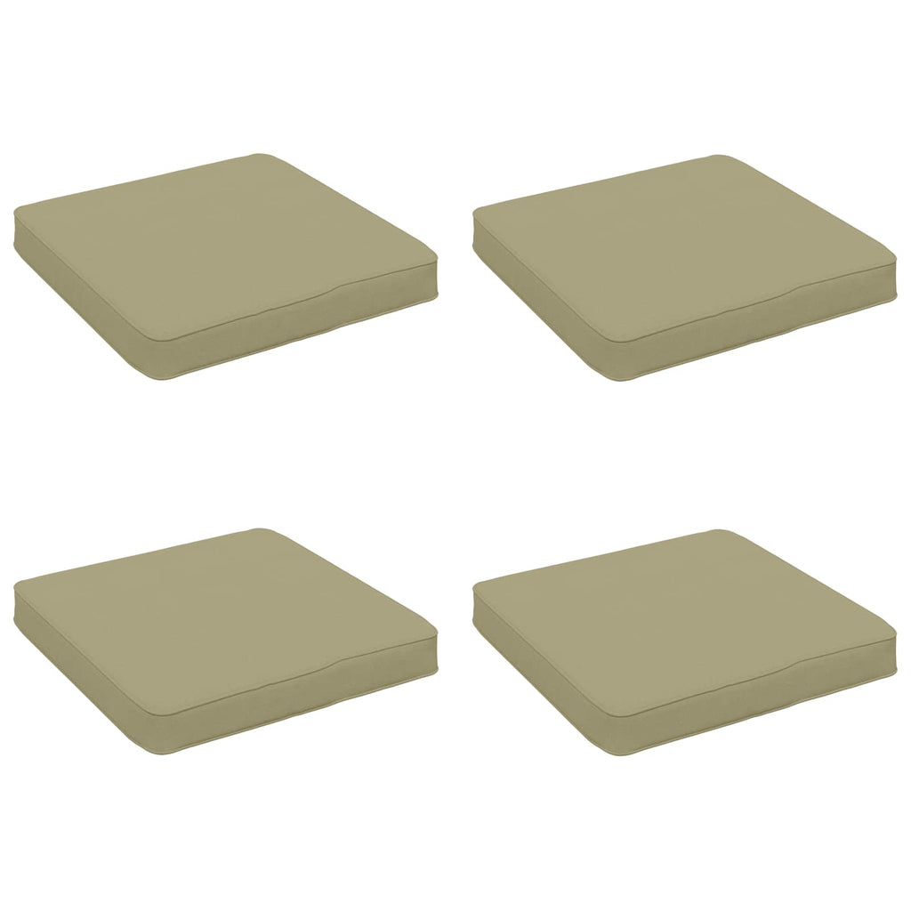 vidaXL Poduszki siedzące 4-częściowe VUGHT 4 pcs 100% poliester