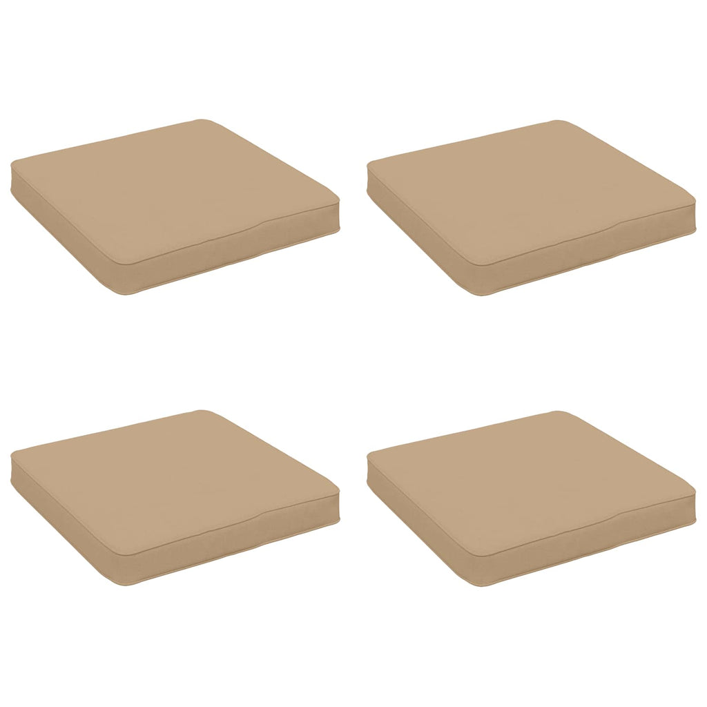 vidaXL Poduszki siedzące 4-częściowe VUGHT 4 pcs 100% poliester