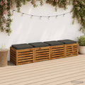 vidaXL Poduszki siedzące 4-częściowe VUGHT 4 pcs 100% poliester