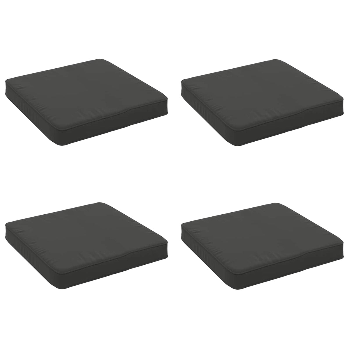 vidaXL Poduszki siedzące 4-częściowe VUGHT 4 pcs 100% poliester