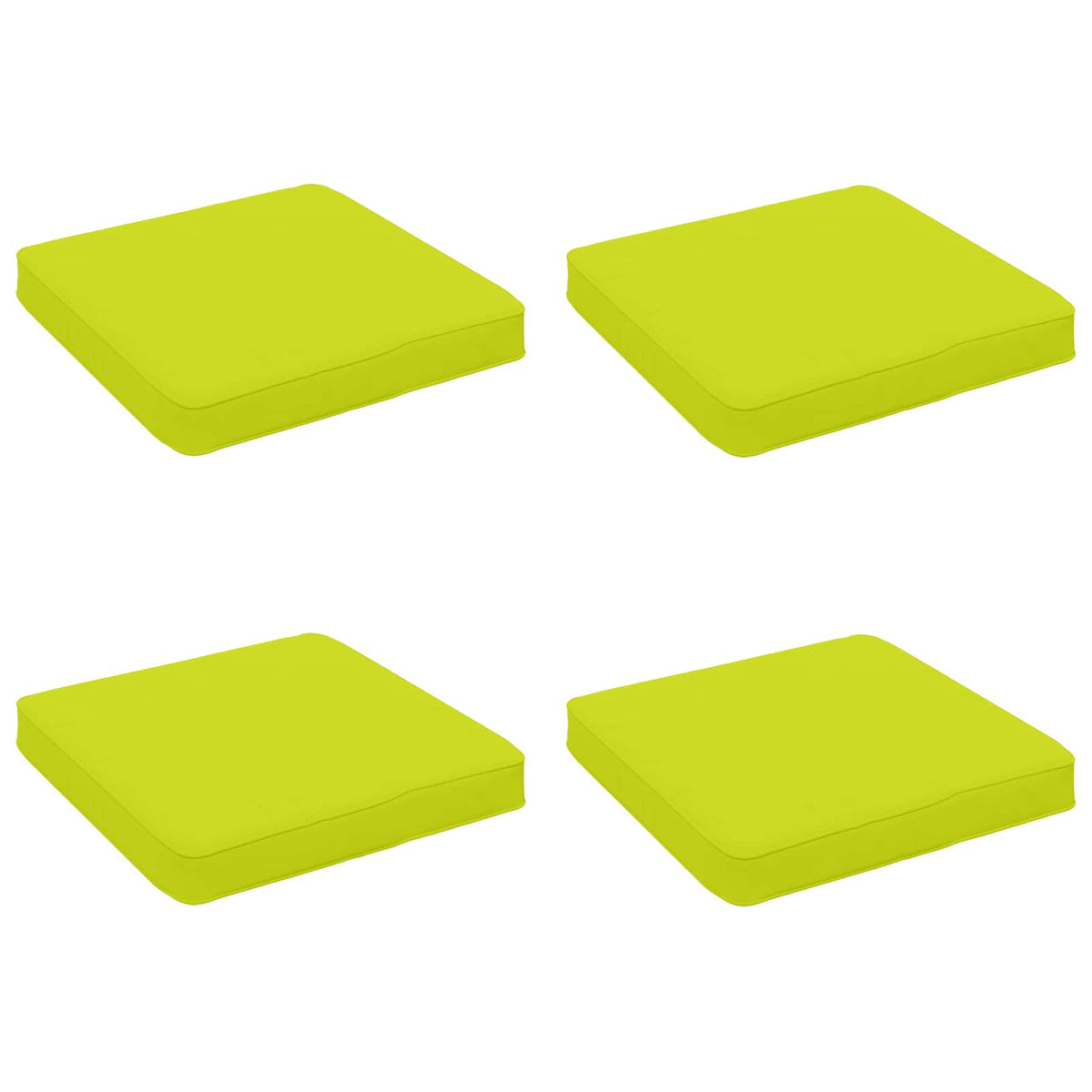 vidaXL Poduszki siedzące 4-częściowe VUGHT 4 pcs 100% poliester