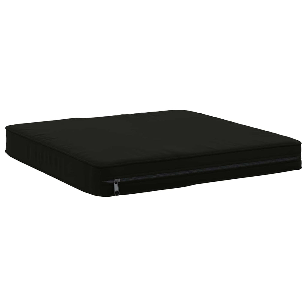 vidaXL Poduszki siedzące 4-częściowe VUGHT 4 pcs 100% poliester Czarny