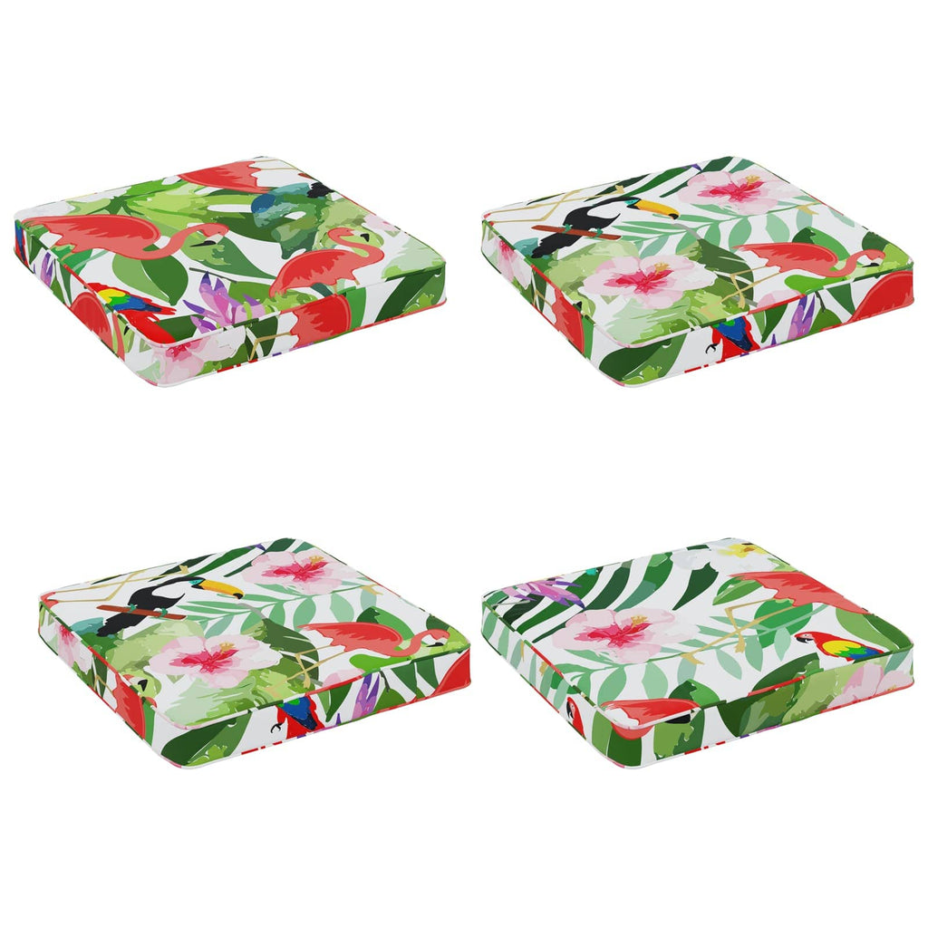 vidaXL Poduszki siedzące 4-częściowe VUGHT 4 pcs 100% poliester