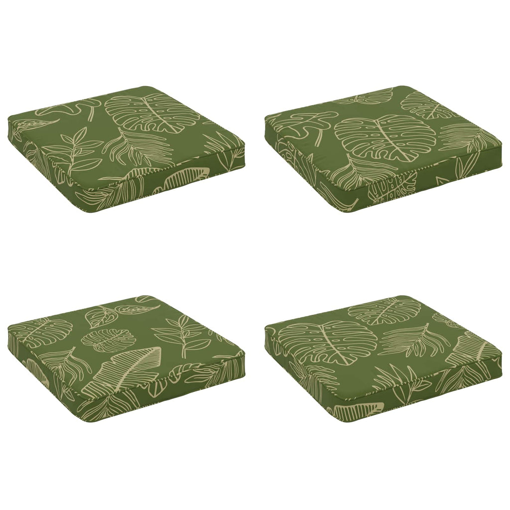 vidaXL Poduszki siedzące 4-częściowe VUGHT 4 pcs 100% poliester