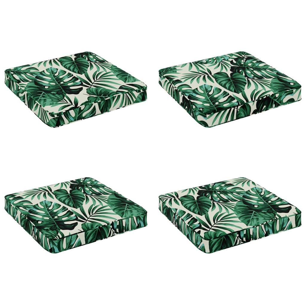 vidaXL Poduszki siedzące 4-częściowe VUGHT 4 pcs 100% poliester