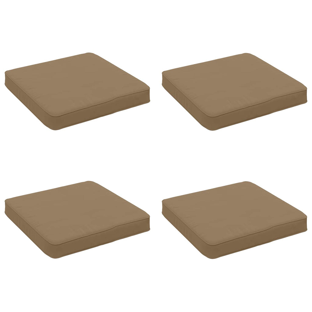 vidaXL Poduszki siedzące 4-częściowe VUGHT 4 pcs 100% poliester