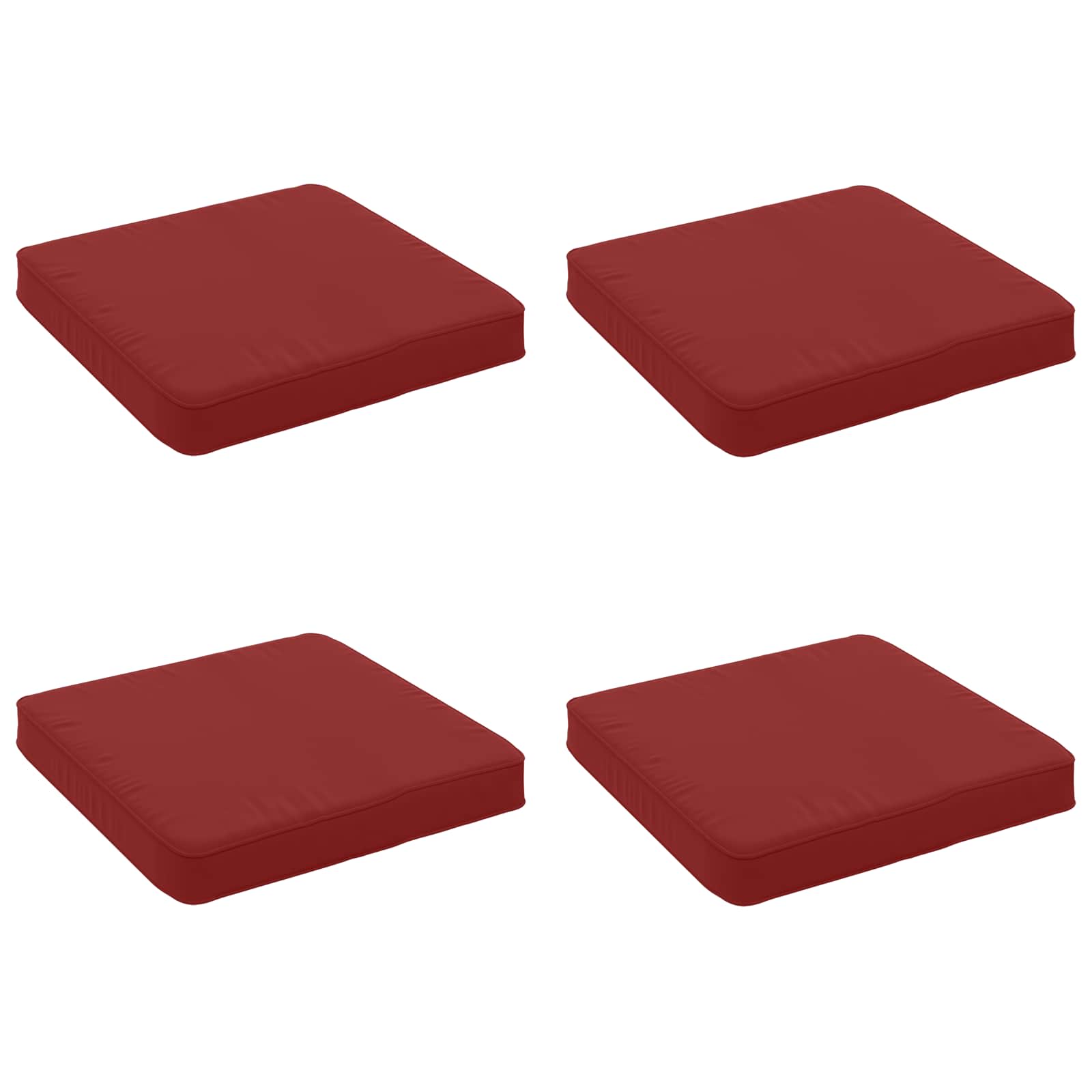 vidaXL Poduszki siedzące 4-częściowe VUGHT 4 pcs 100% poliester