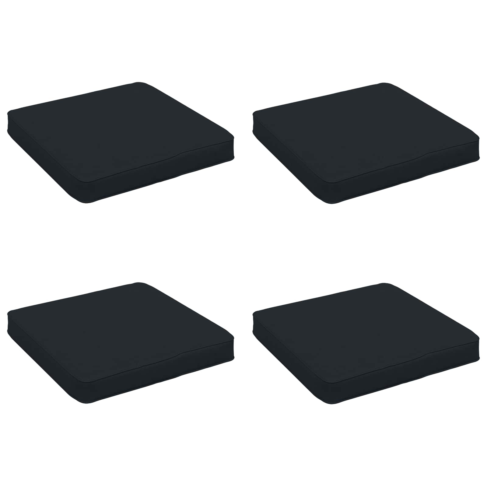 vidaXL Poduszki siedzące 4-częściowe VUGHT 4 pcs 100% poliester