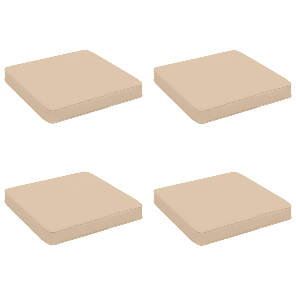 vidaXL Poduszki siedzące 4-częściowe VUGHT 4 pcs 100% poliester