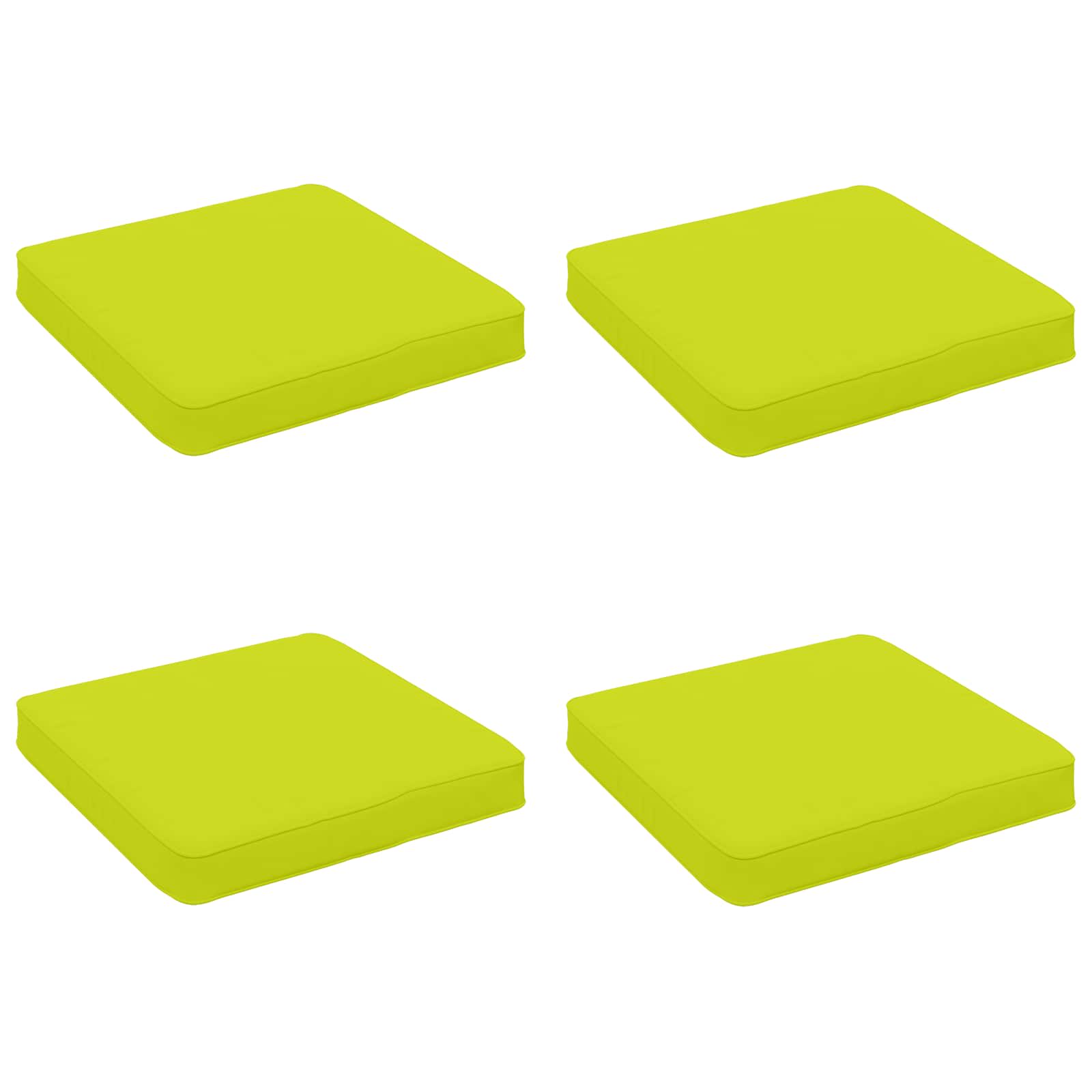 vidaXL Poduszki siedzące 4-częściowe VUGHT 4 pcs 100% poliester