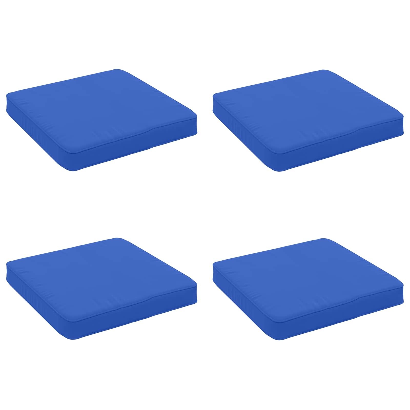 vidaXL Poduszki siedzące 4-częściowe VUGHT 4 pcs 100% poliester