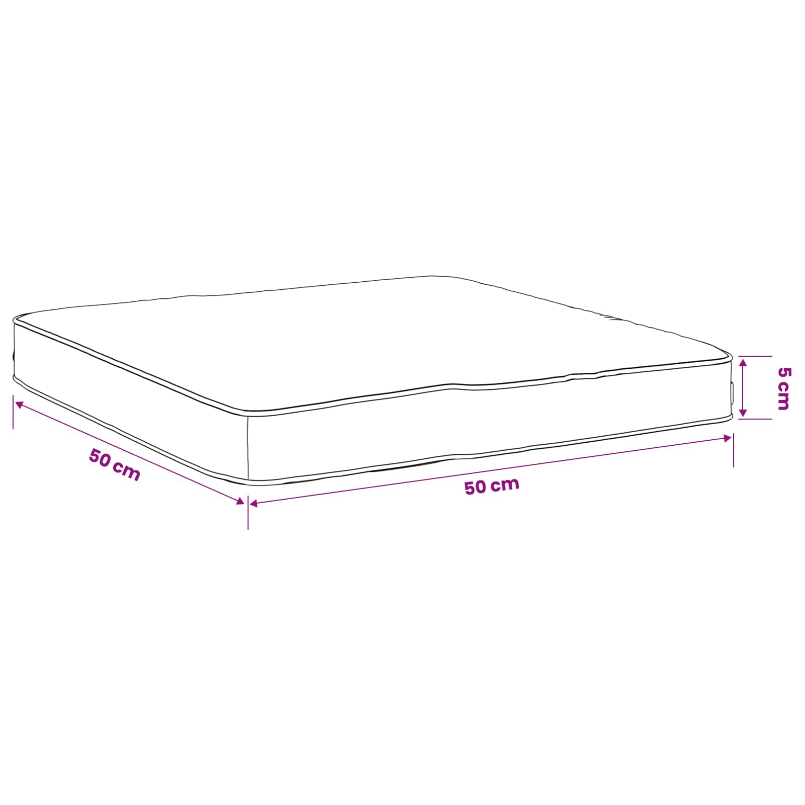 vidaXL Poduszki siedzące 4-częściowe VUGHT 4 pcs 100% poliester