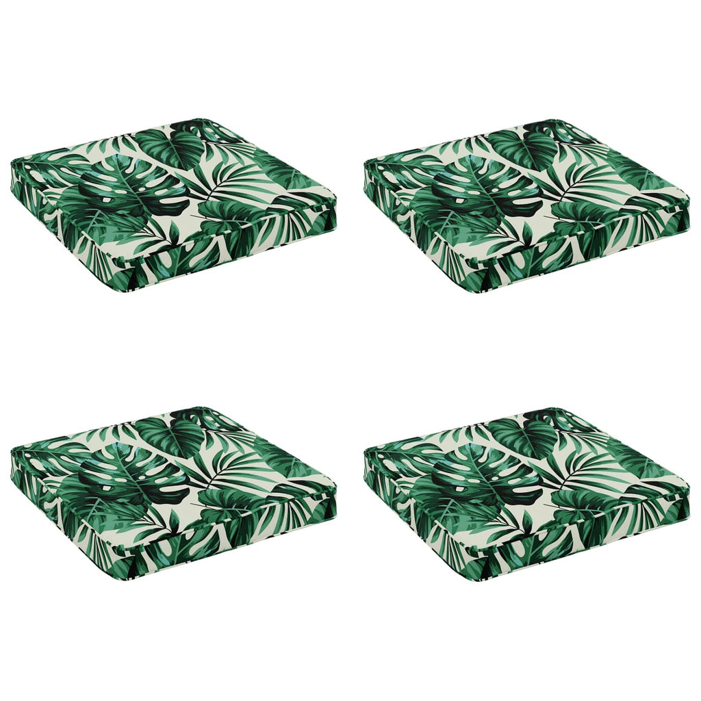vidaXL Poduszki siedzące 4-częściowe VUGHT 4 pcs 100% poliester