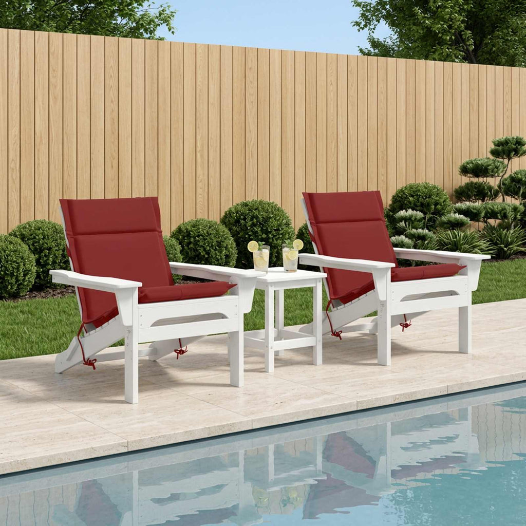 vidaXL Poduszki na Fotel z Wysokim Oparciem w Zestawie 2 Sztuk GEMERT
