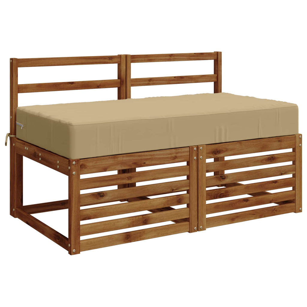 vidaXL Poduszka na siedzisko SOEST 100% poliester Beżowy