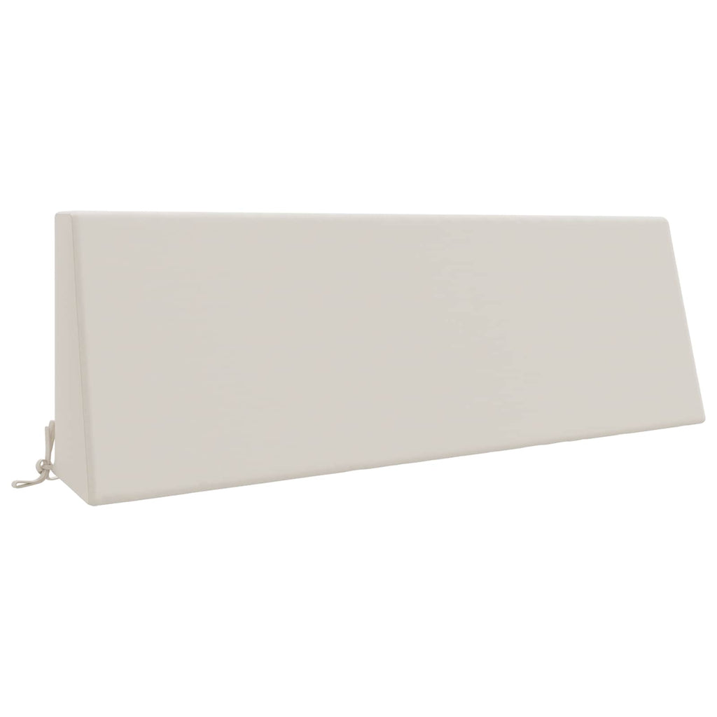 vidaXL Poduszka na oparcie SOEST 100% poliester Biały 120 x 20 x 40 cm