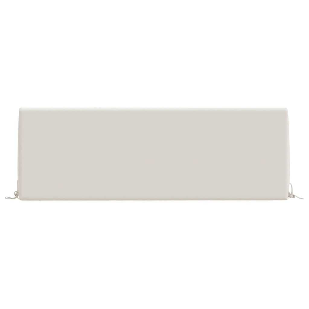 vidaXL Poduszka na oparcie SOEST 100% poliester Biały 120 x 20 x 40 cm