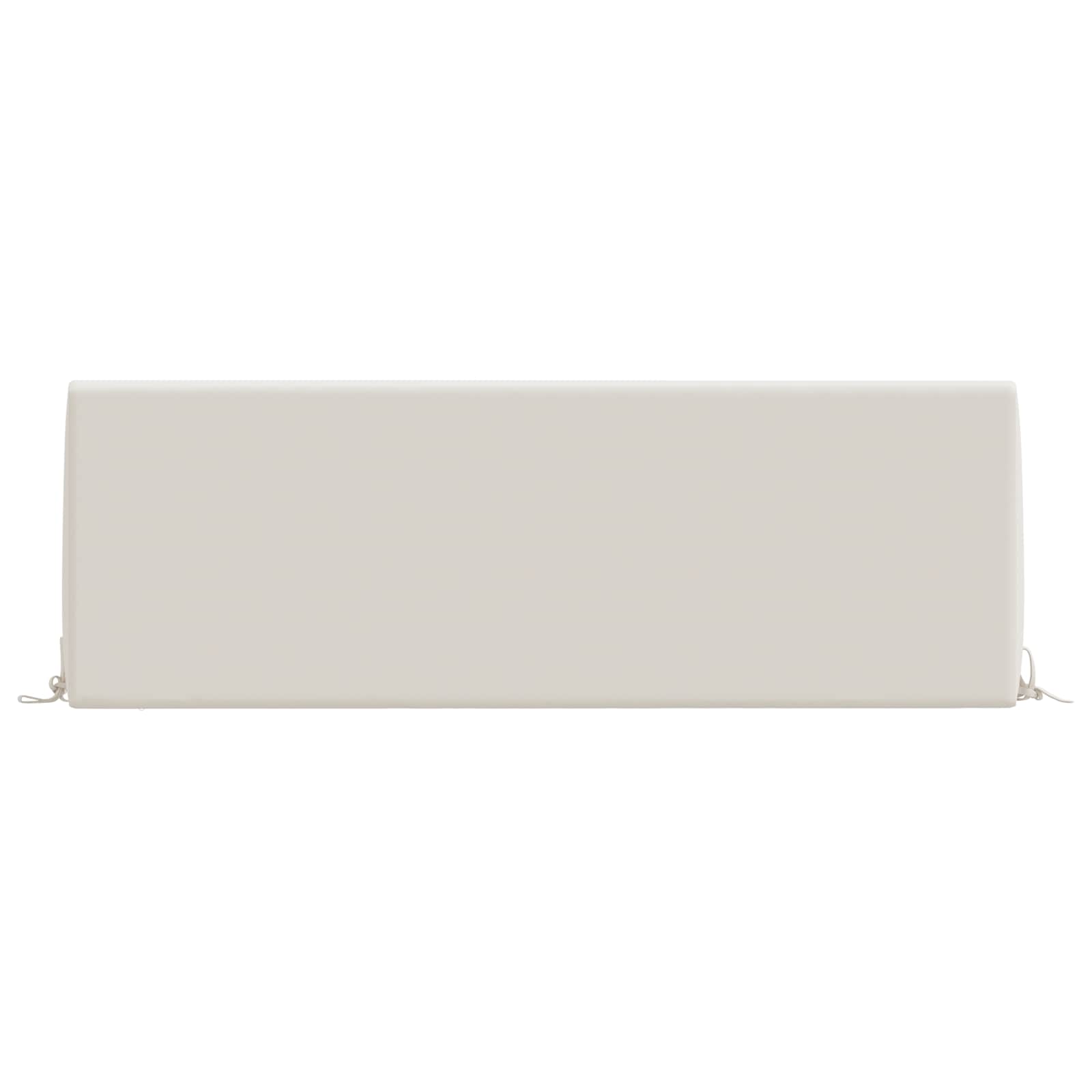 vidaXL Poduszka na oparcie SOEST 100% poliester Biały 120 x 20 x 40 cm