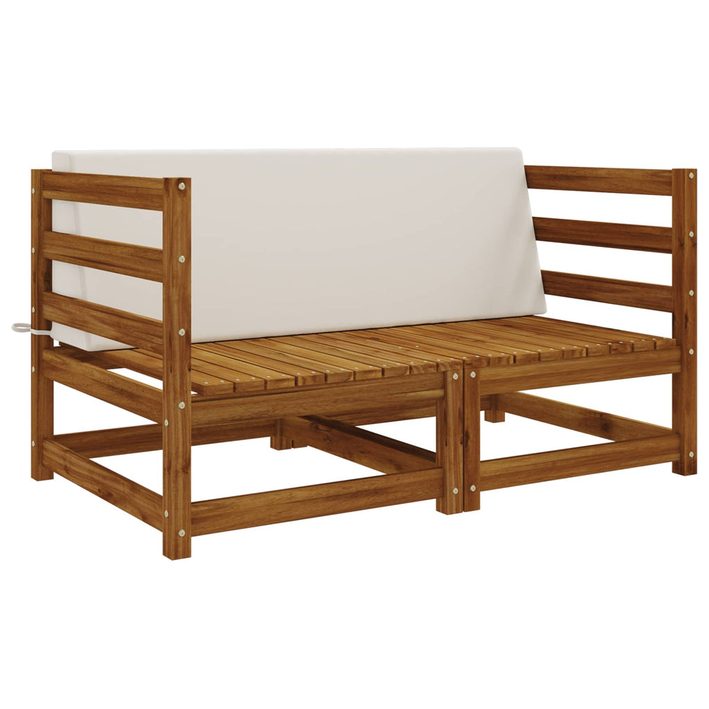 vidaXL Poduszka na oparcie SOEST 100% poliester Biały 120 x 20 x 40 cm