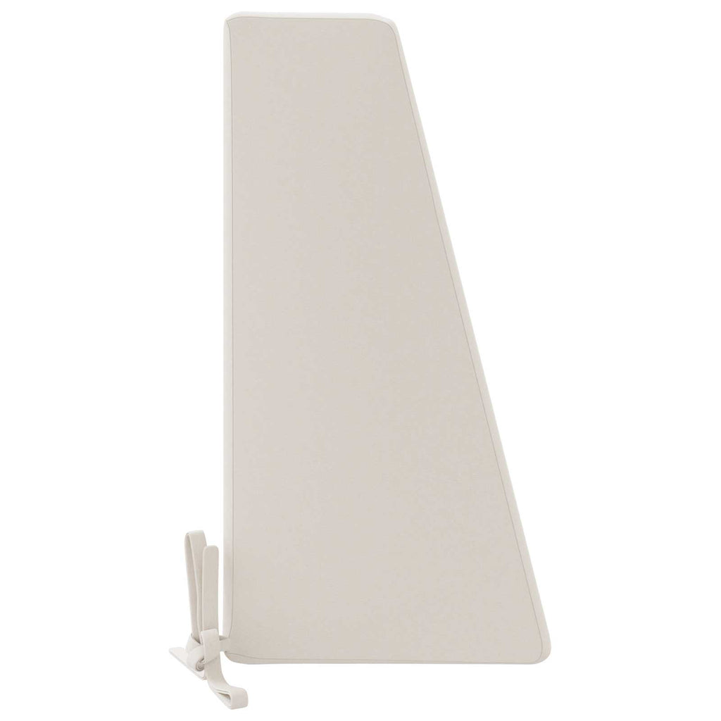 vidaXL Poduszka na oparcie SOEST 100% poliester Biały 120 x 20 x 40 cm