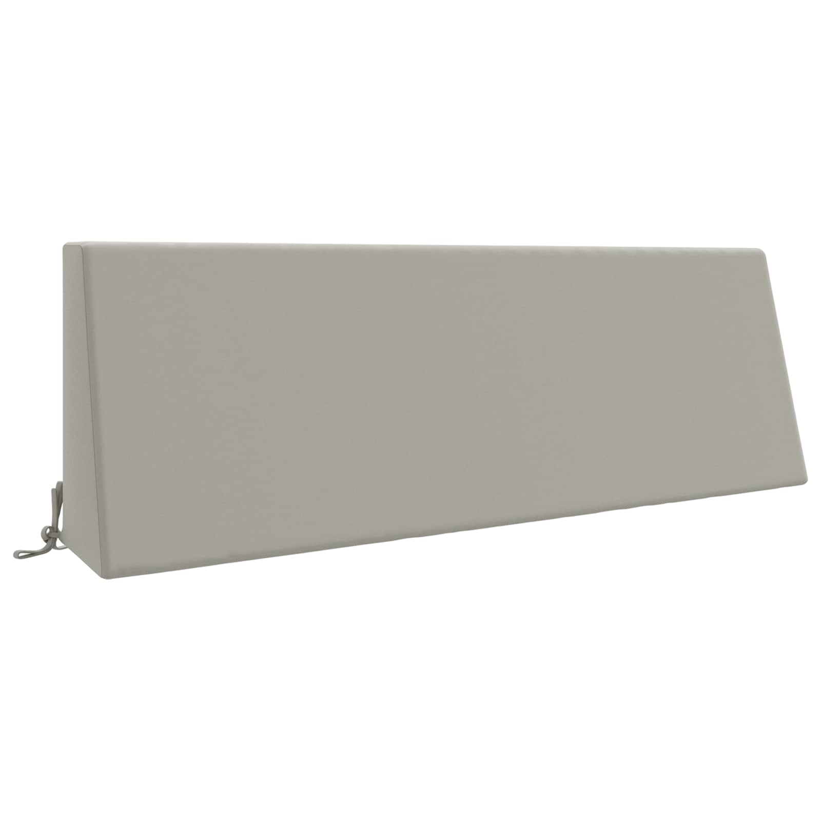 vidaXL Poduszka na oparcie SOEST 100% poliester Szary 120 x 20 x 40 cm