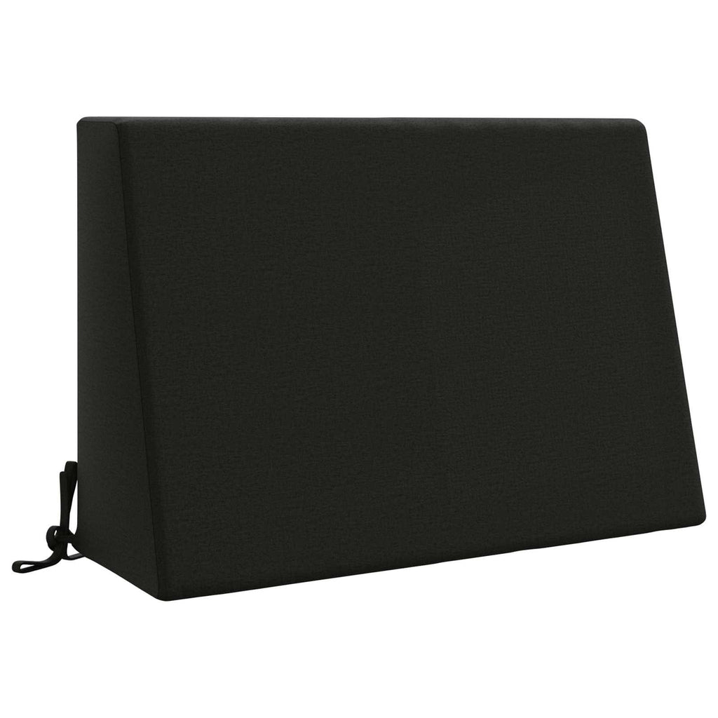 vidaXL Poduszka na oparcie SOEST 100% poliester Czarny 60 x 20 x 40 cm