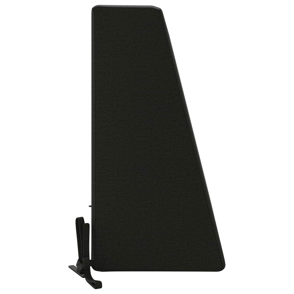 vidaXL Poduszka na oparcie SOEST 100% poliester Czarny 60 x 20 x 40 cm