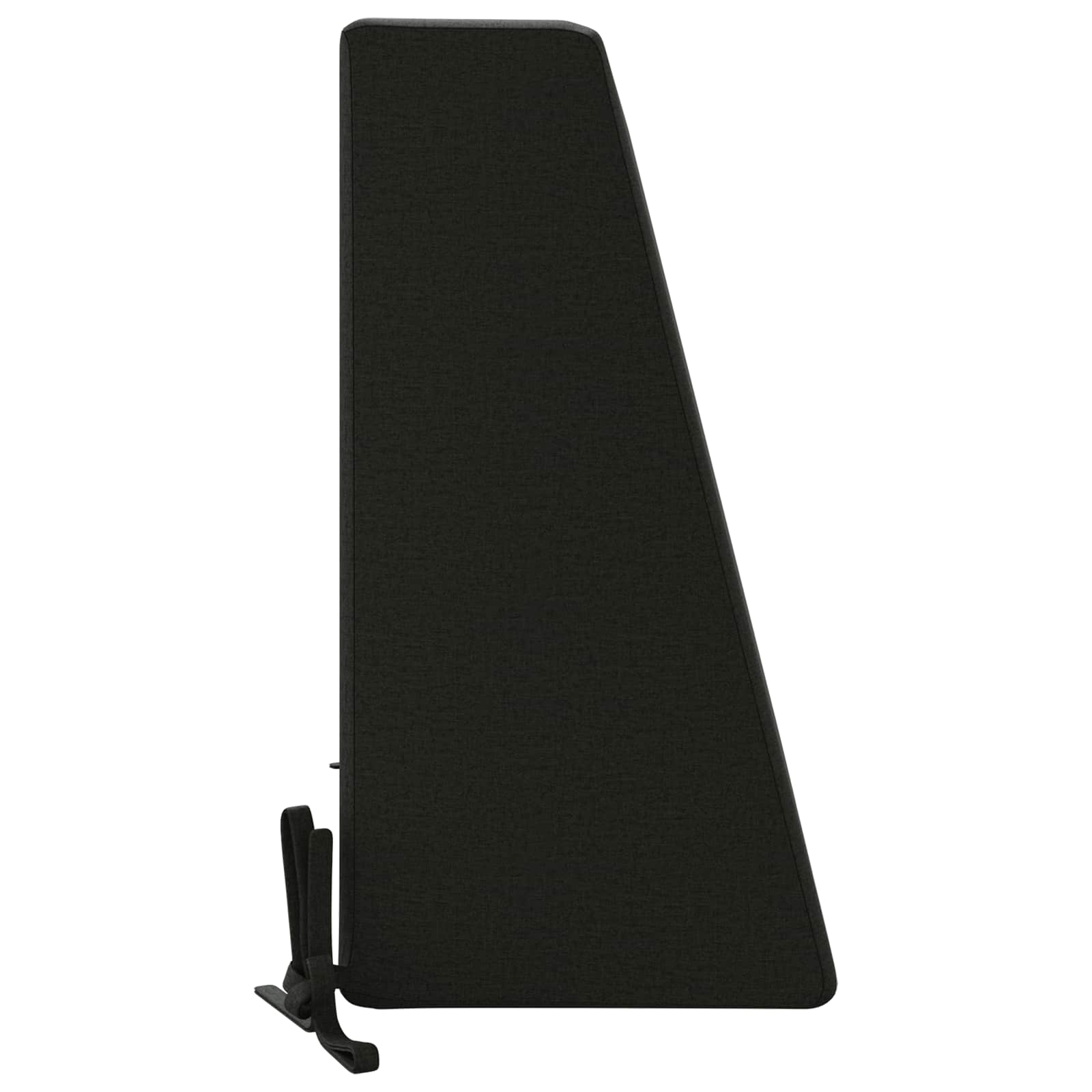 vidaXL Poduszka na oparcie SOEST 100% poliester Czarny 60 x 20 x 40 cm