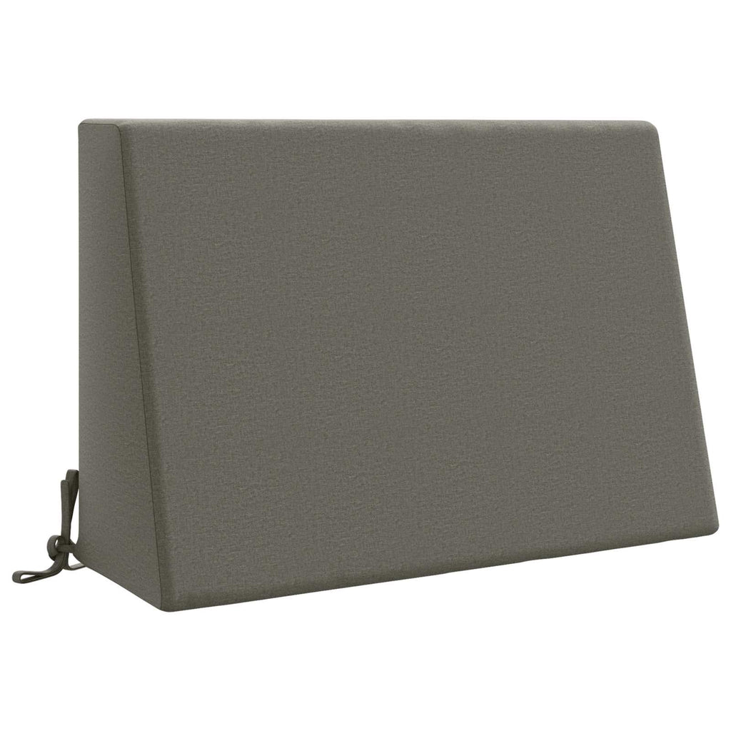 vidaXL Poduszka na oparcie SOEST 100% poliester Szary 60 x 20 x 40 cm