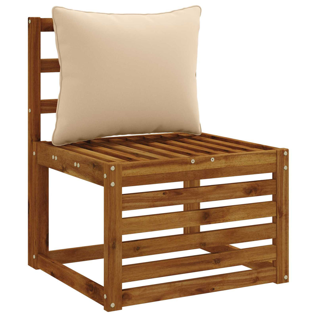 vidaXL Poduszka na plecy 1 szt. PUTTEN 100% poliester kremowy