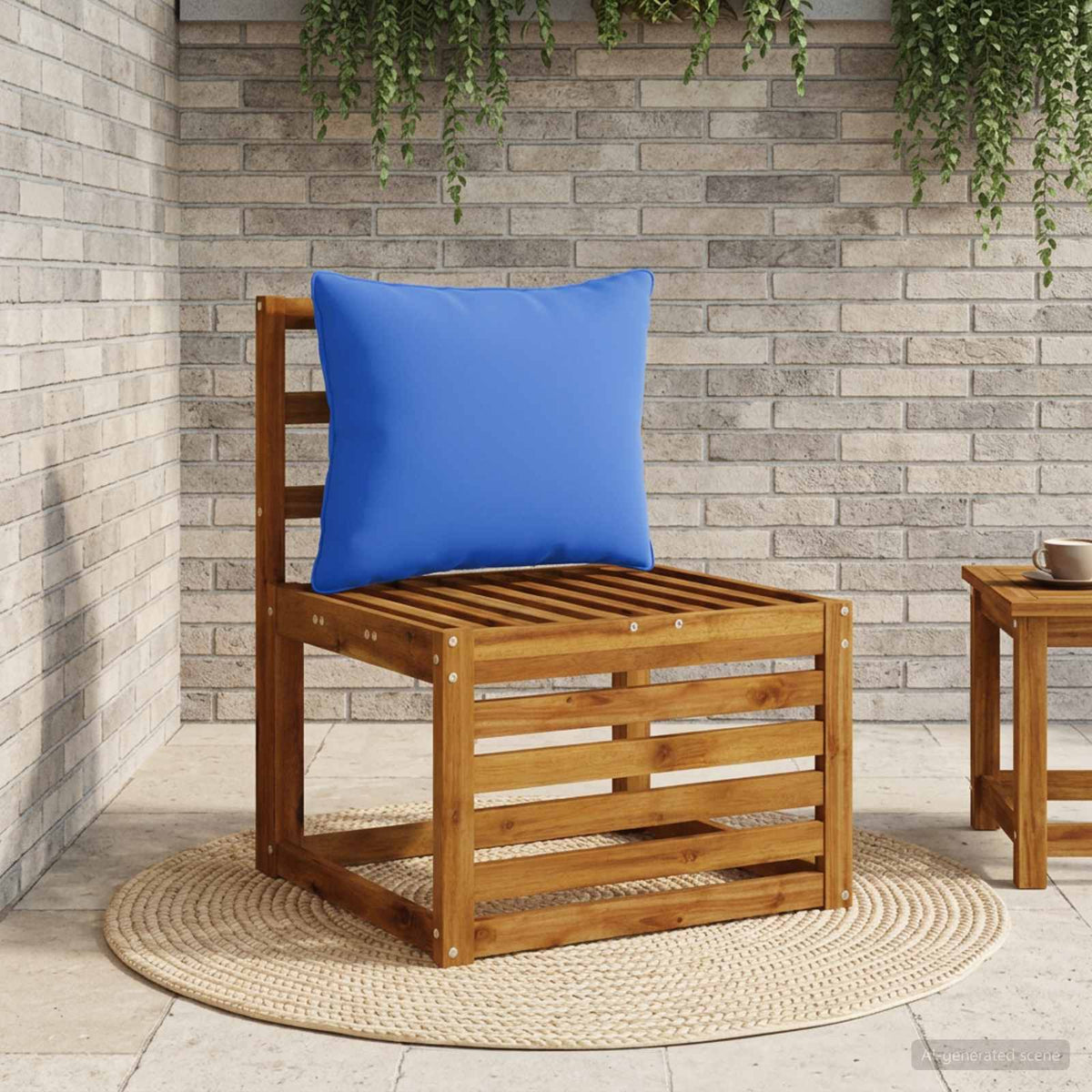 vidaXL Poduszka na plecy 1 szt. PUTTEN 100% poliester 50 x 40 x 15 cm