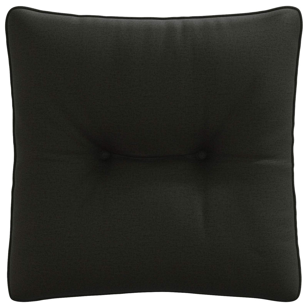 vidaXL Poduszka oparciowa PUTTEN 100% poliester Czarny 40 x 40 x 10 cm