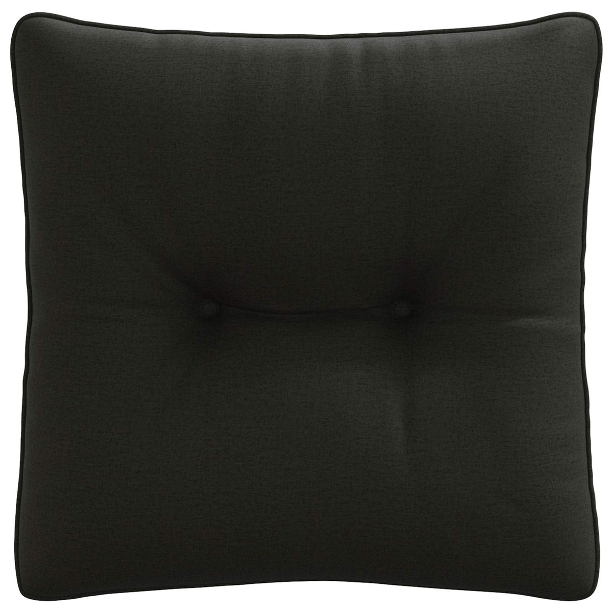vidaXL Poduszka oparciowa PUTTEN 100% poliester Czarny 40 x 40 x 10 cm