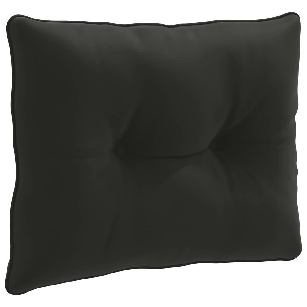 vidaXL Poduszka oparciowa PUTTEN 100% poliester Czarny 50 x 40 x 10 cm