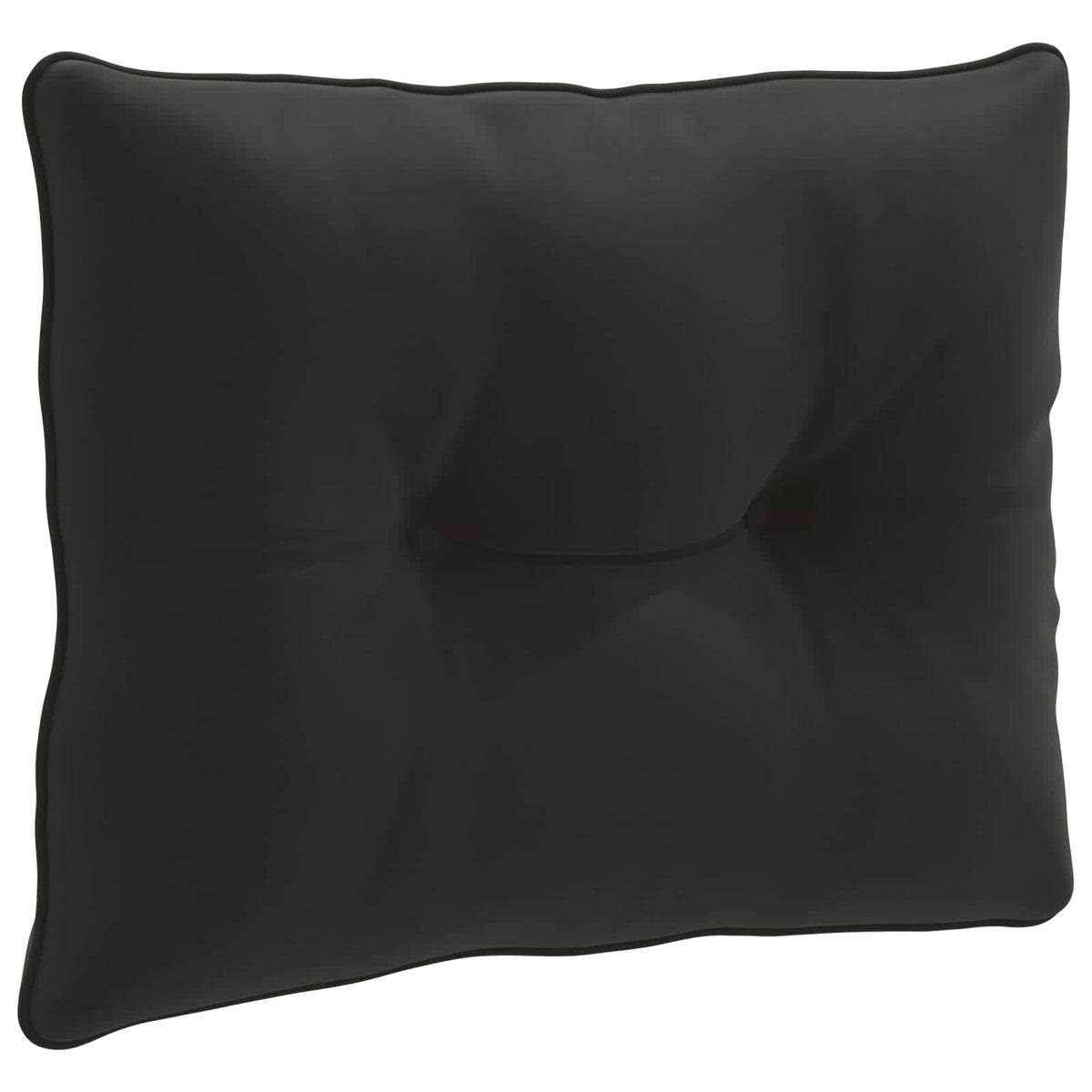 vidaXL Poduszka oparciowa PUTTEN 100% poliester Czarny 50 x 40 x 10 cm